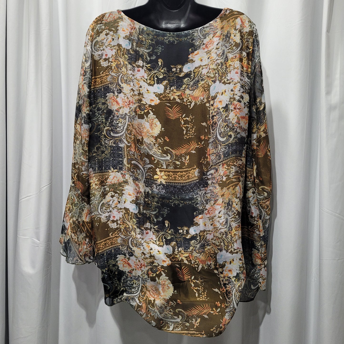 Italian Silk Printed Top
