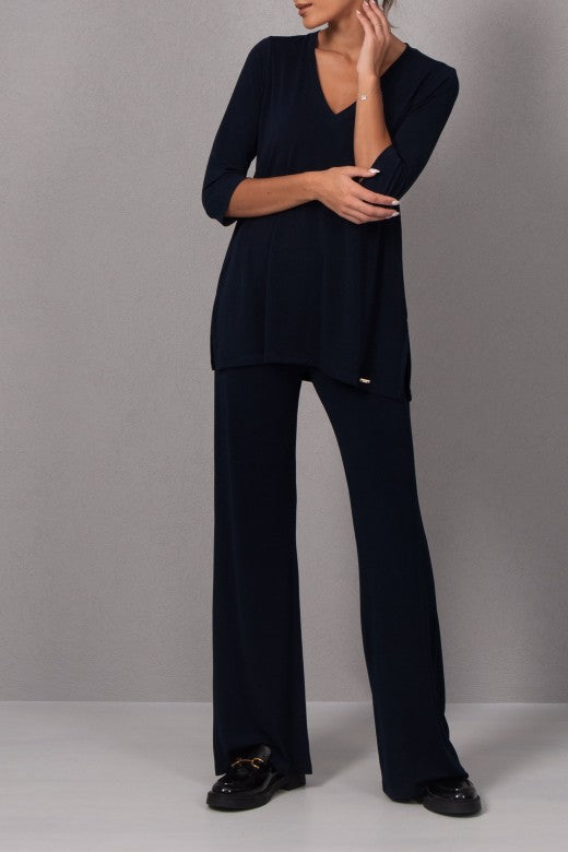Lightweight Knit Palazzo Pants