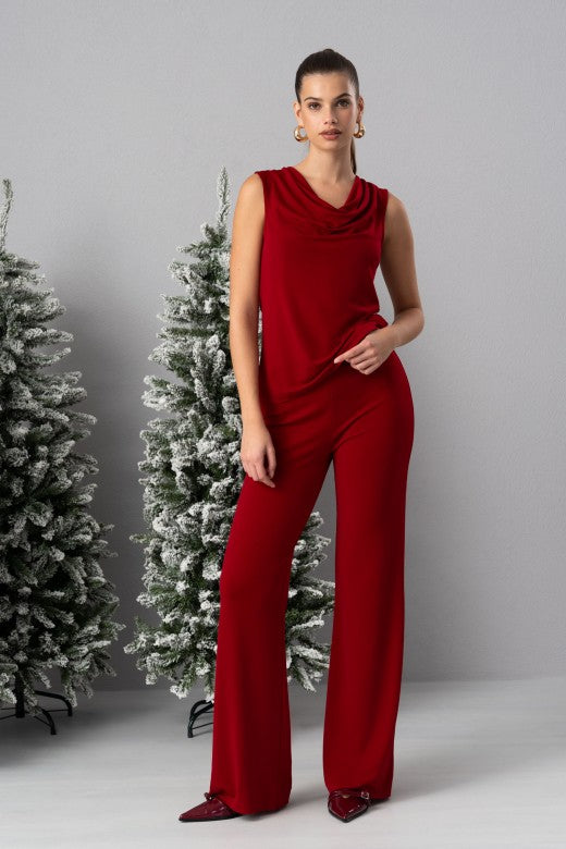 Lightweight Knit Palazzo Pants