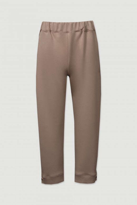Button Ankle Side Pocket Jogger