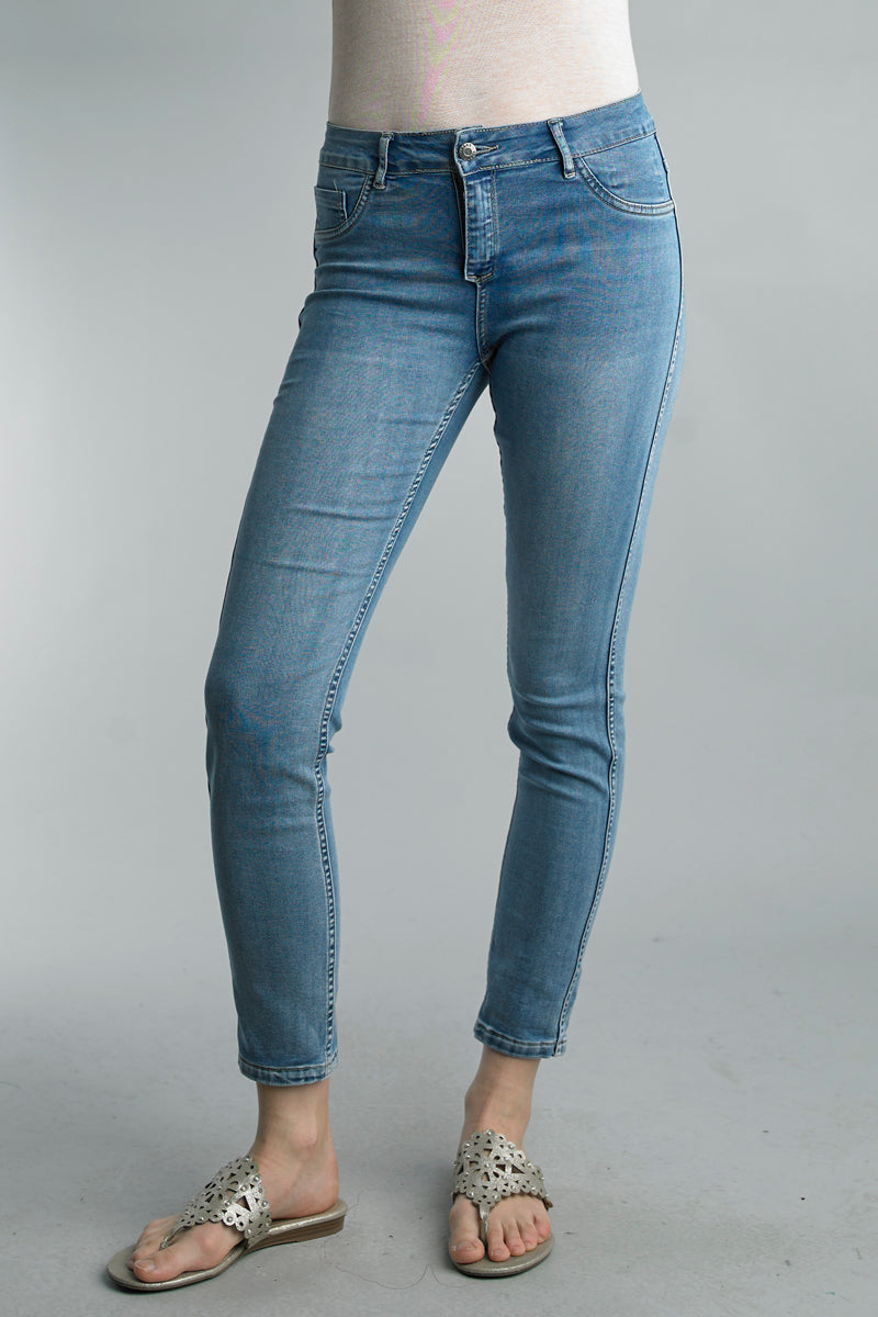 Tropical Floral Reversible Jeans