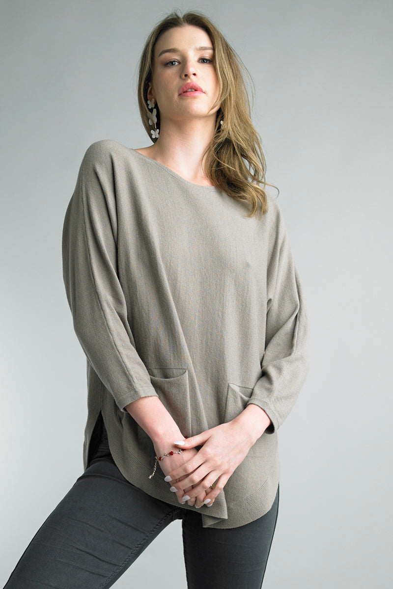 Soft Sweater with Back Button Detail in 9 colors