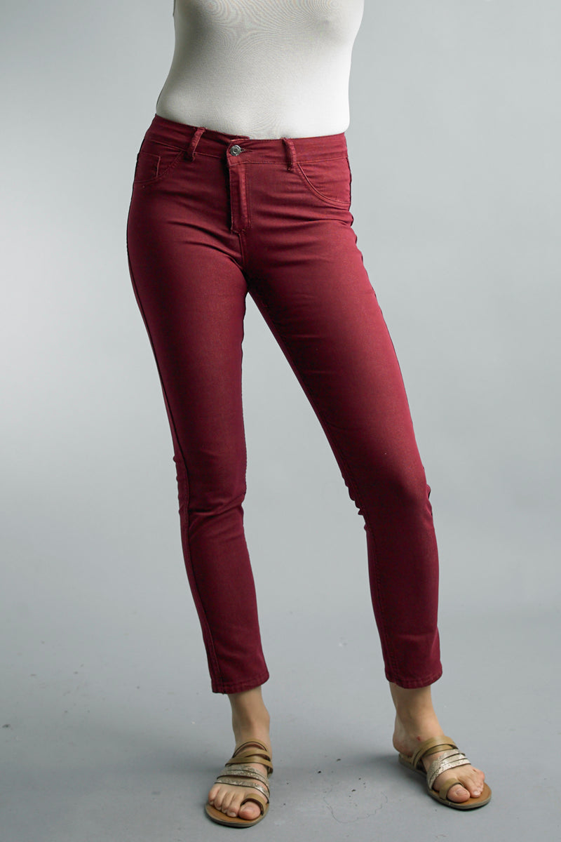 Floral Design Reversible Jeans