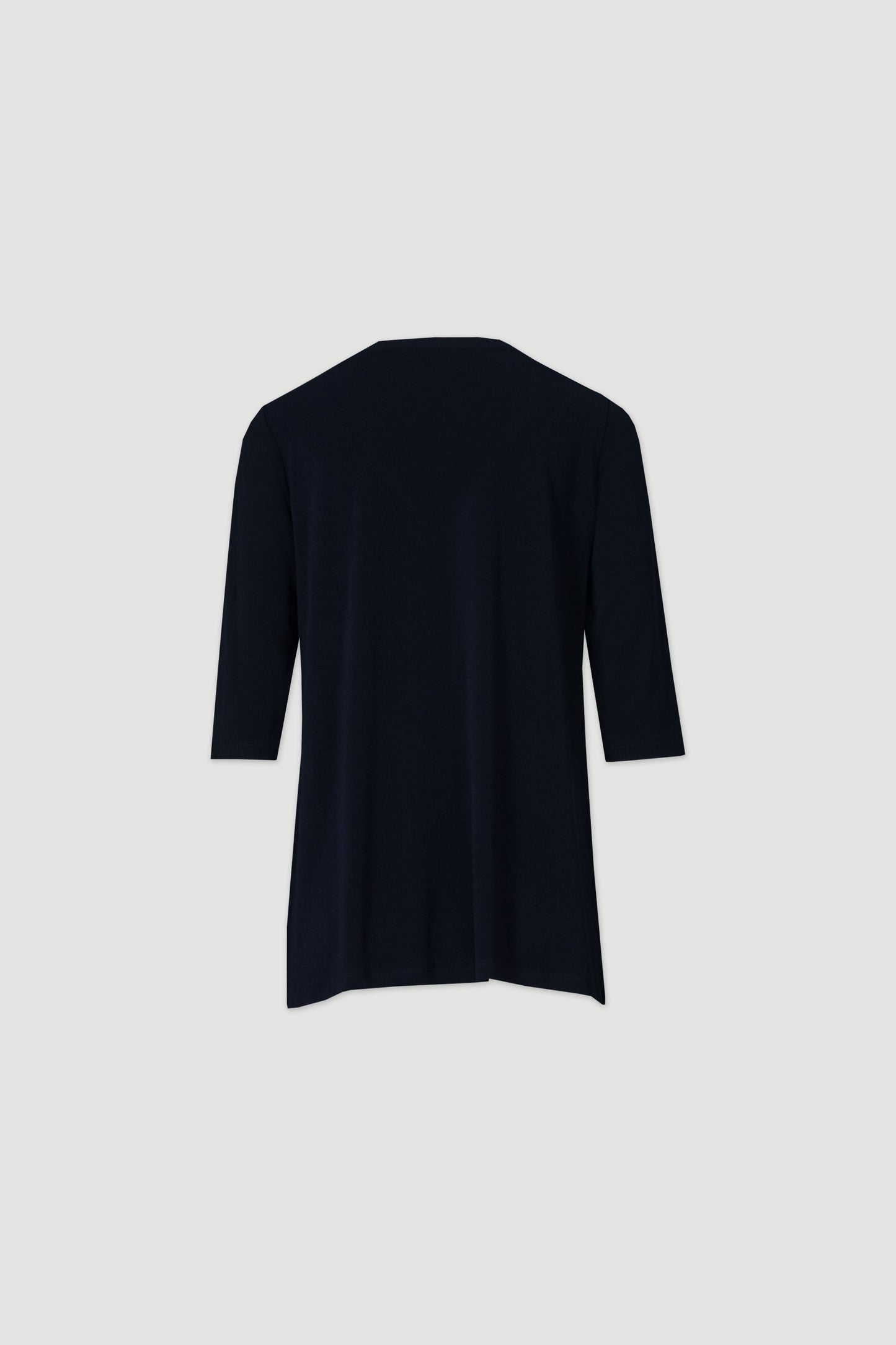 Lightweight Knit V-Neck Tunic Top