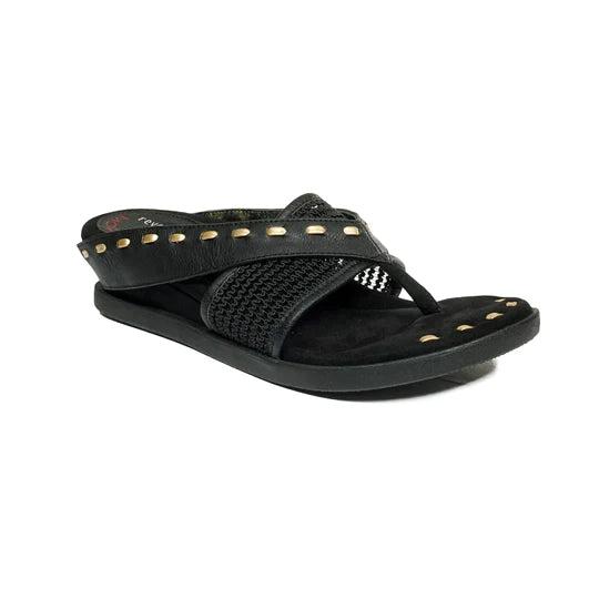 Cross Elastic Fit Reversible Sandals