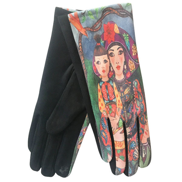 Art Design Touch Screen Gloves