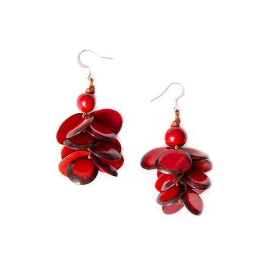 Layered Disc Earrings - 4 colors