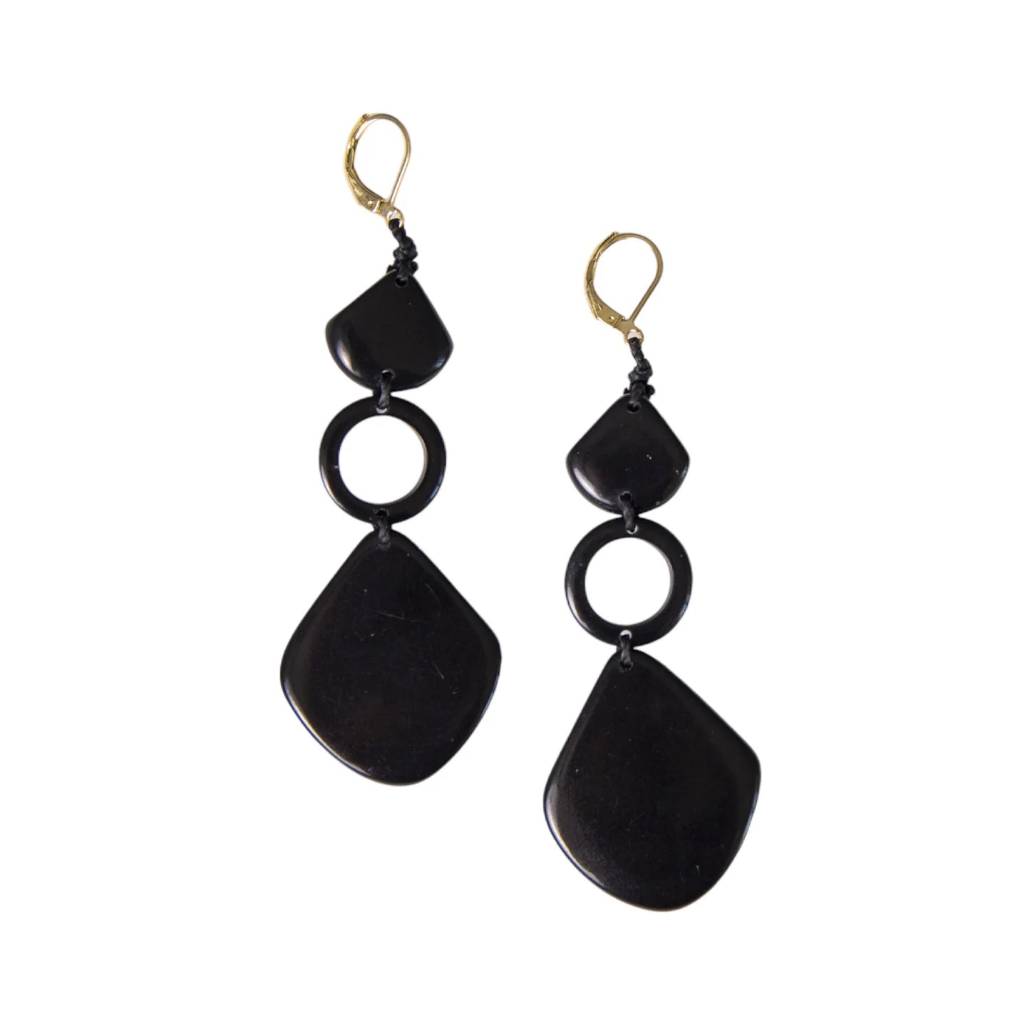 Elongated Geometric Earrings