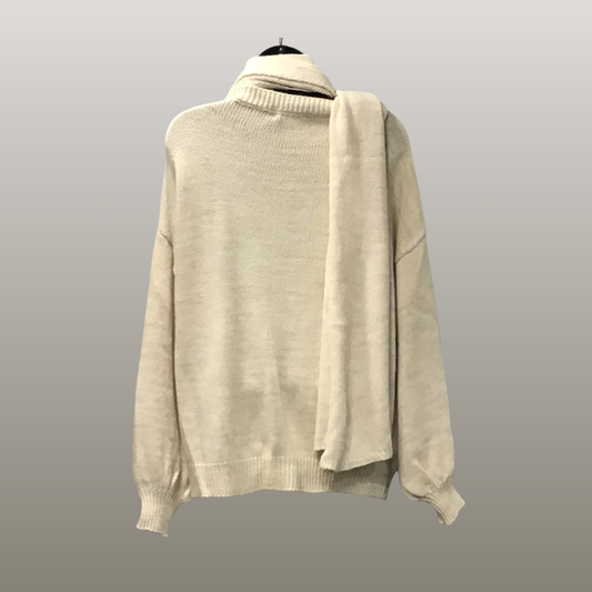 Italian Heart Sweater With Matching Neck Scarf