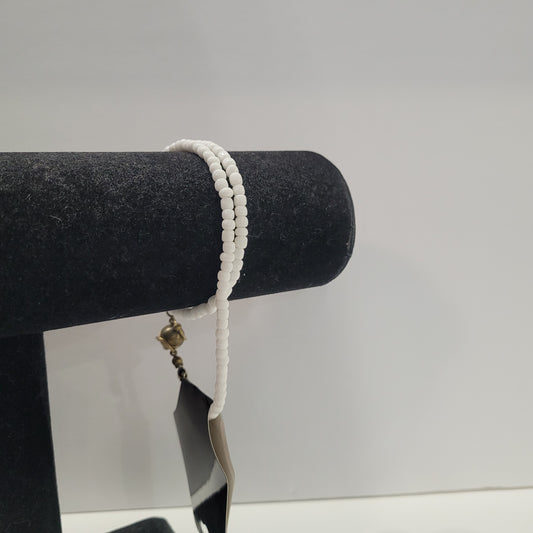 Double Strand White Bracelet
