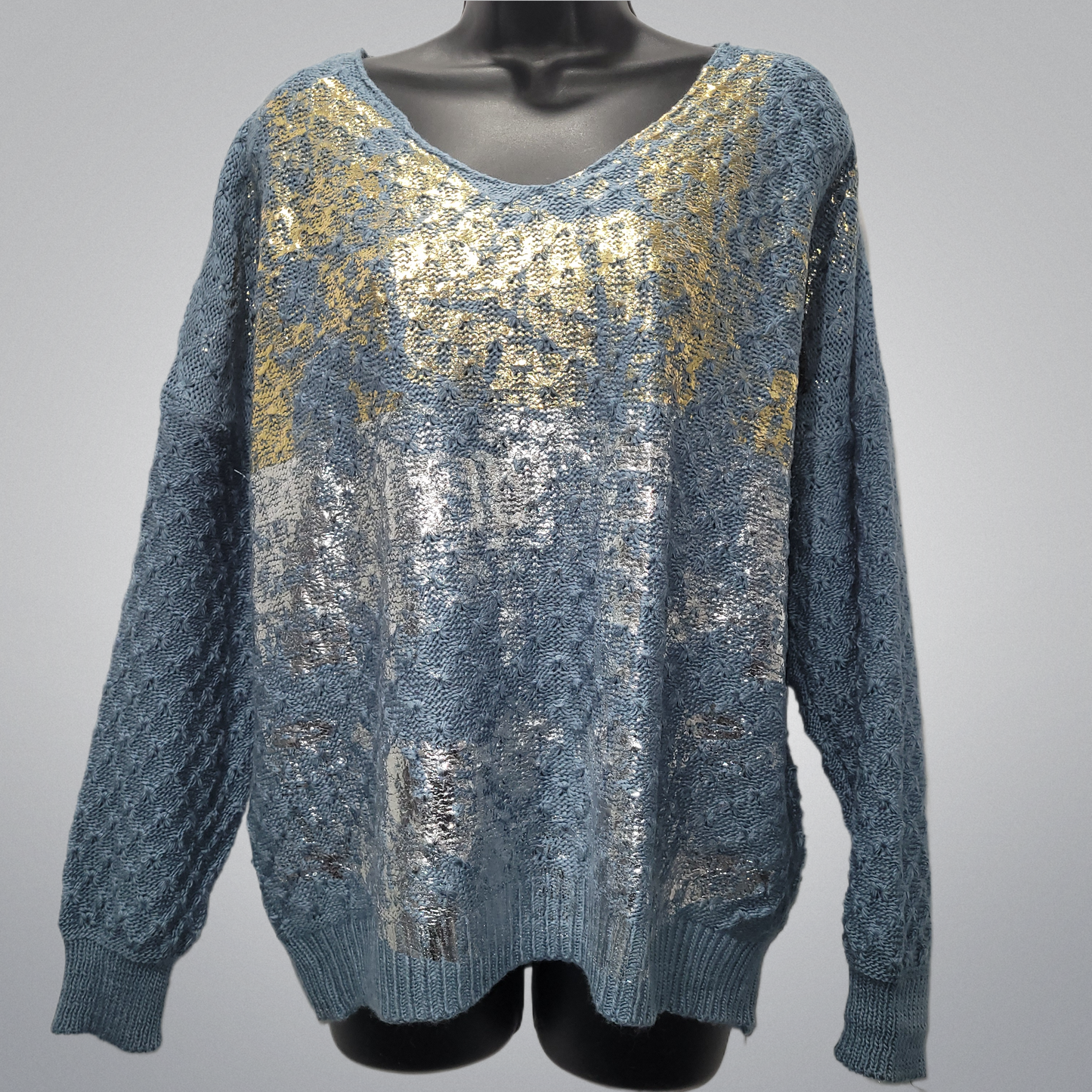 Gold & Silver Lame Embellished Sweaters