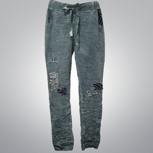 Bling Embellished Italian Pants