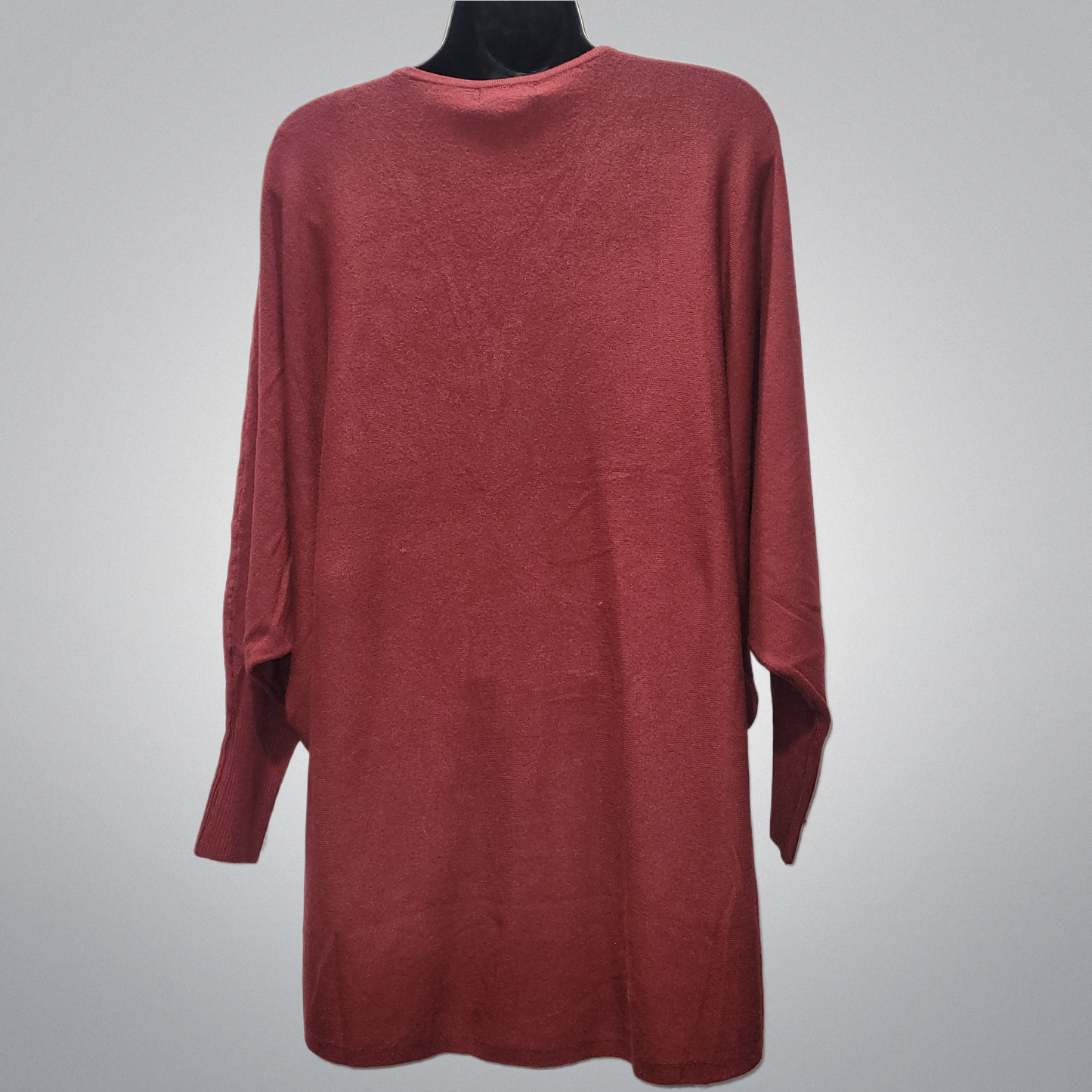 Cozy Knit Zip Front Oversized Top