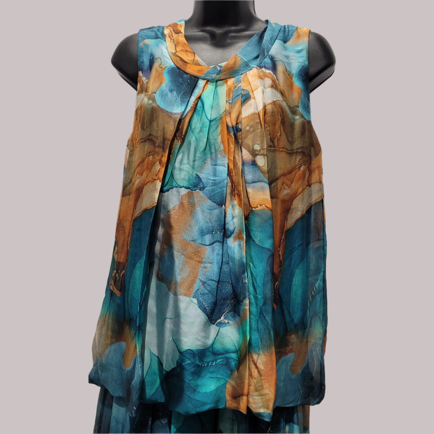 Silk Tank Top Fully Lined