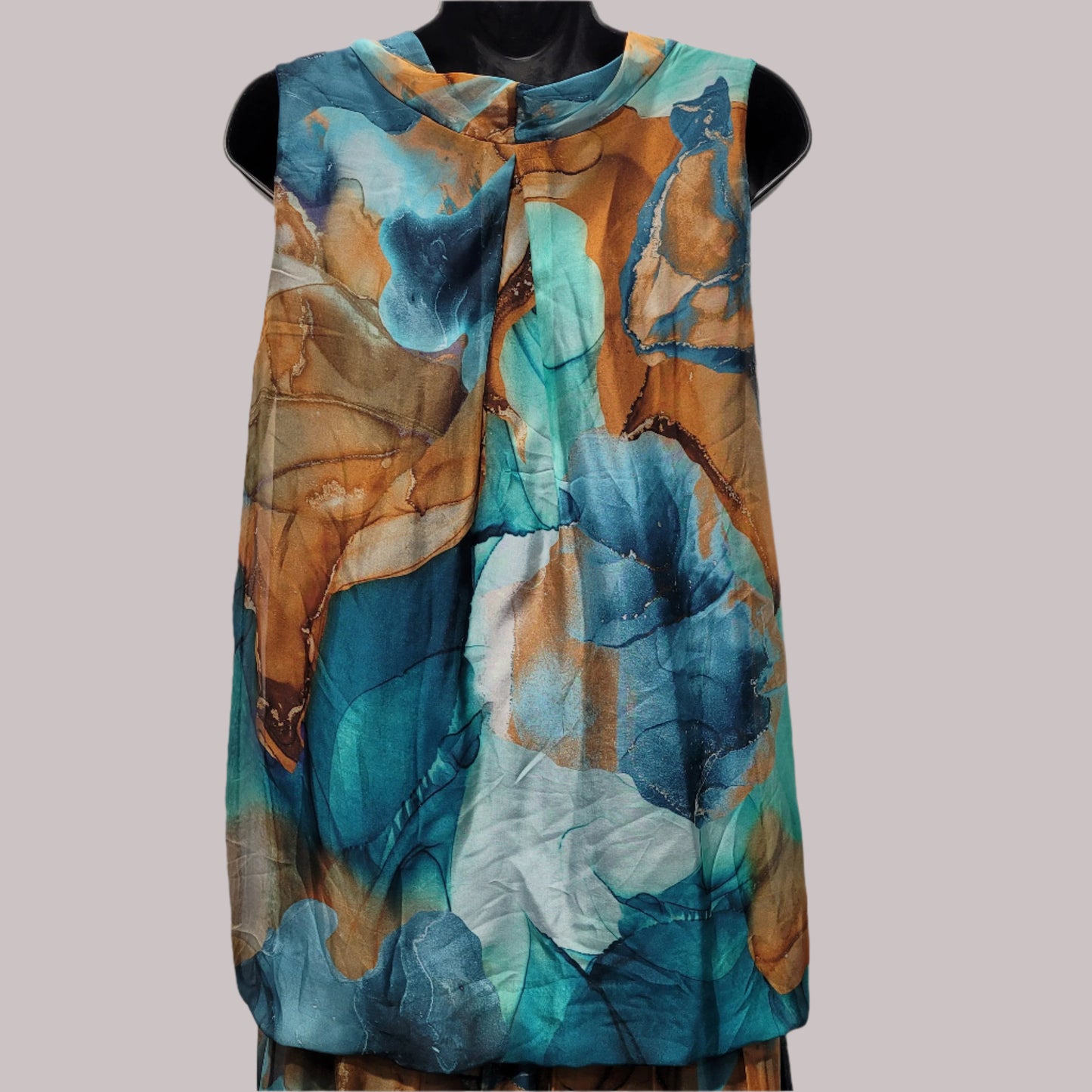 Silk Tank Top Fully Lined