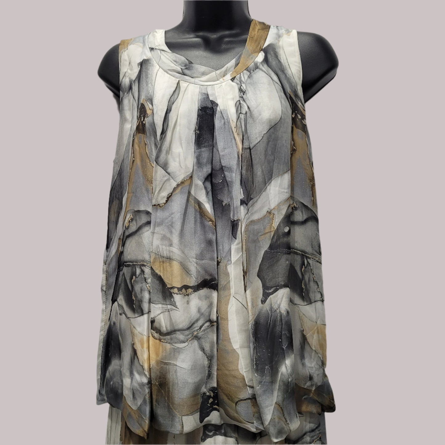 Silk Tank Top Fully Lined