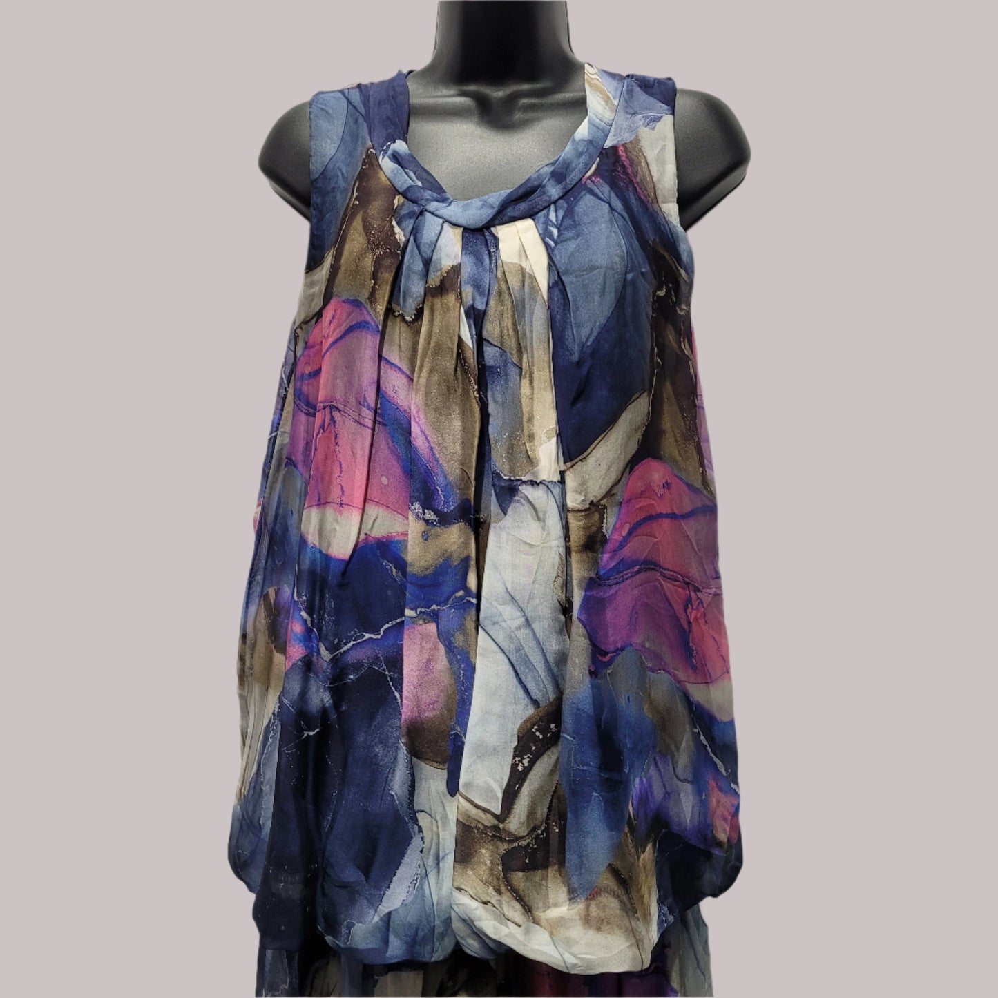 Silk Tank Top Fully Lined