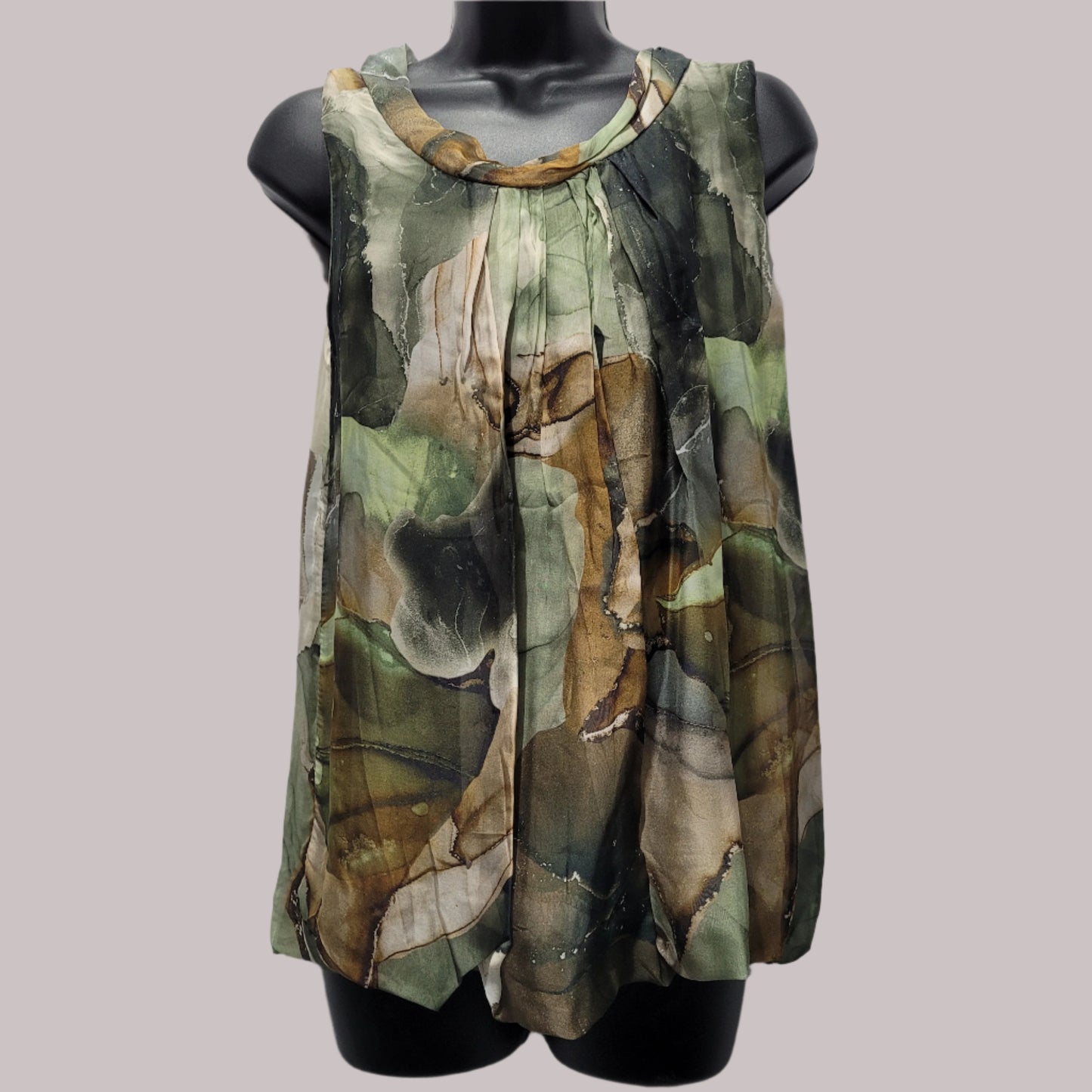 Silk Tank Top Fully Lined