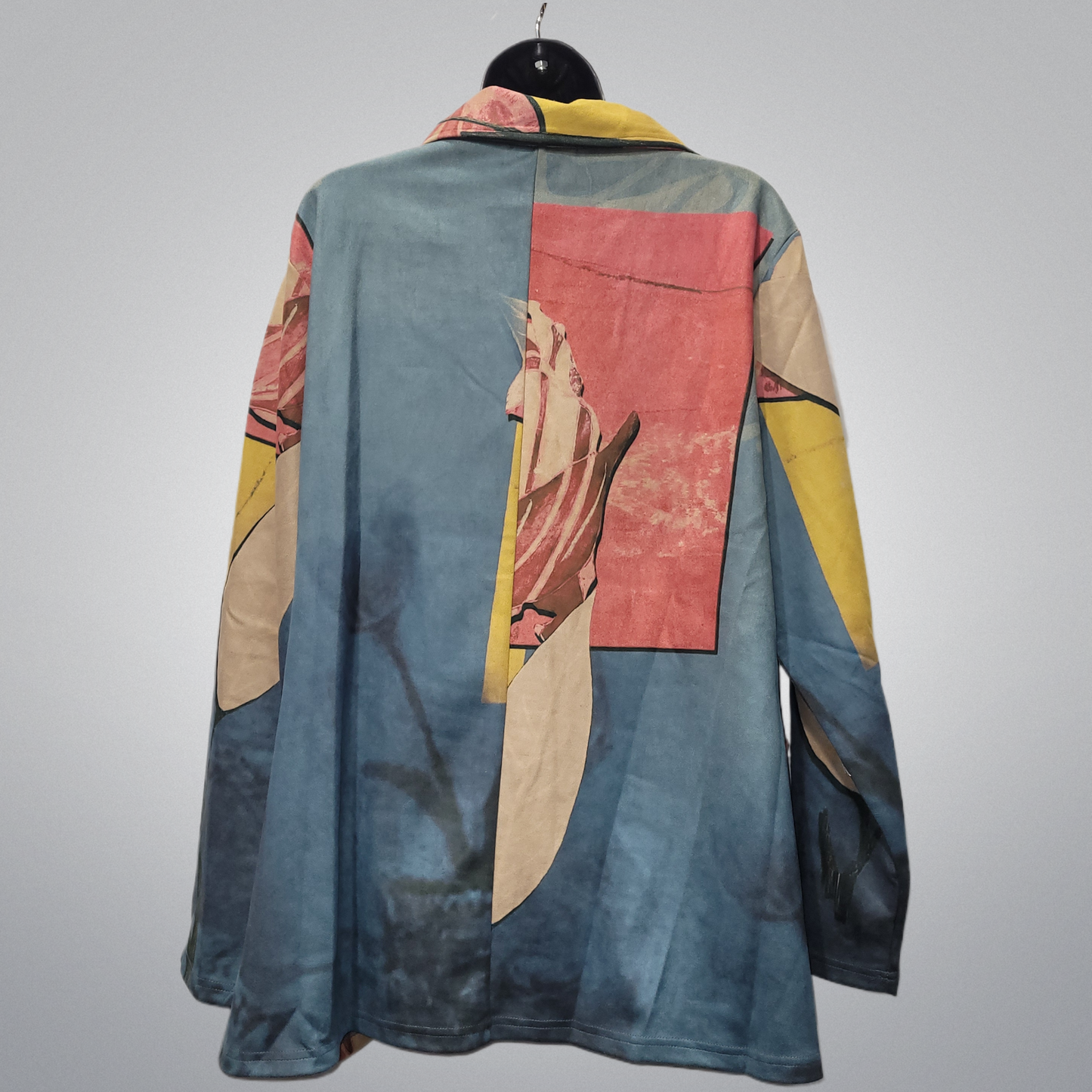 Pastel Multicolor Abstract Pattern Jacket