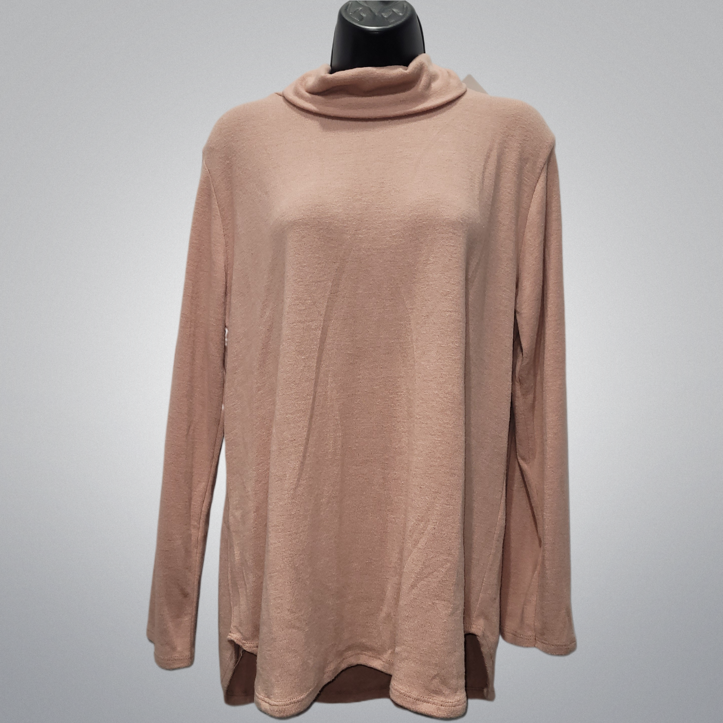 Italian Soft Pink Turtleneck Sweater