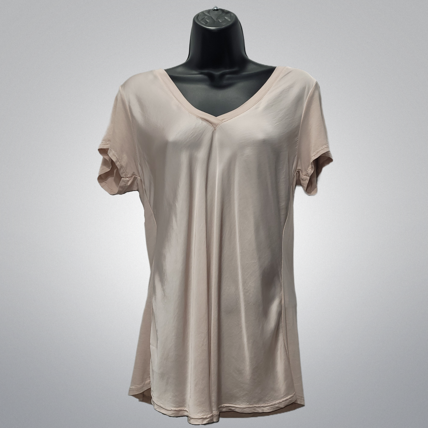 Silk V-Neck Top