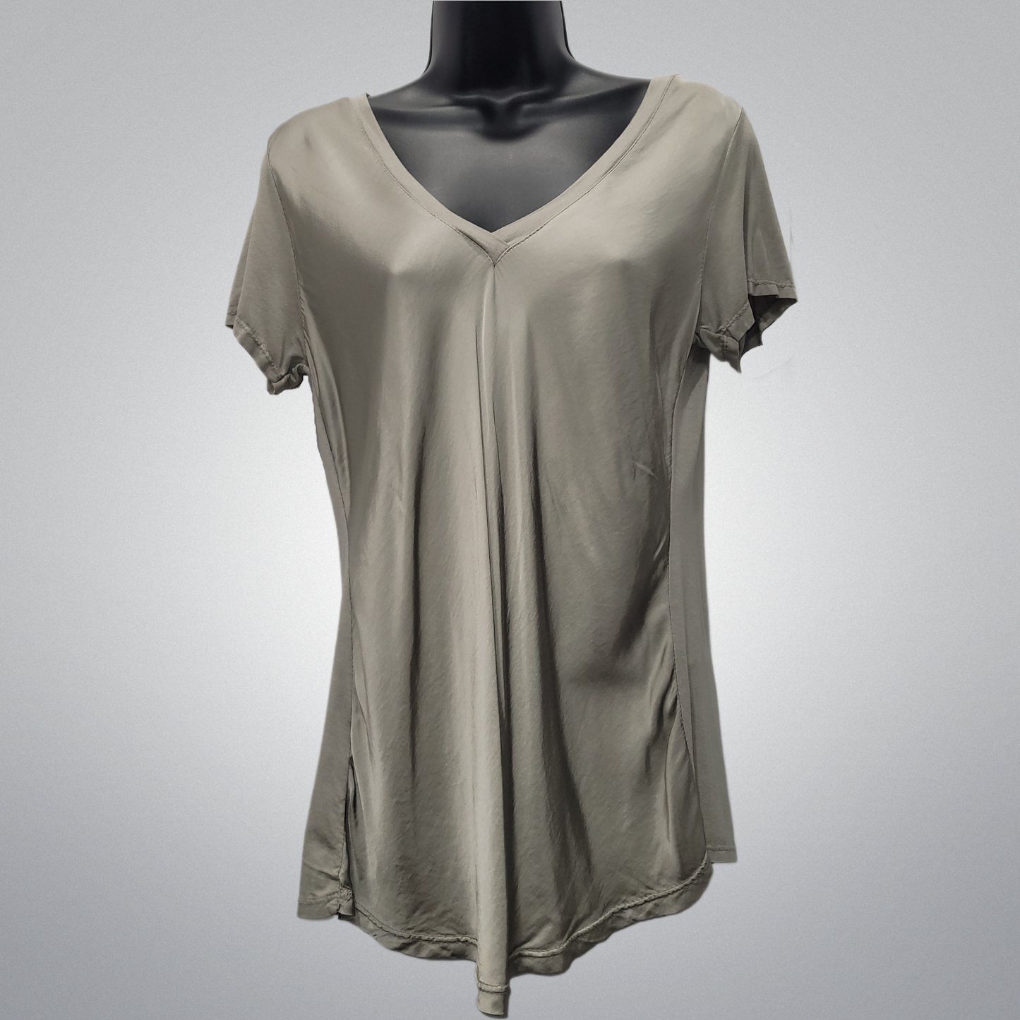 Silk V-Neck Top