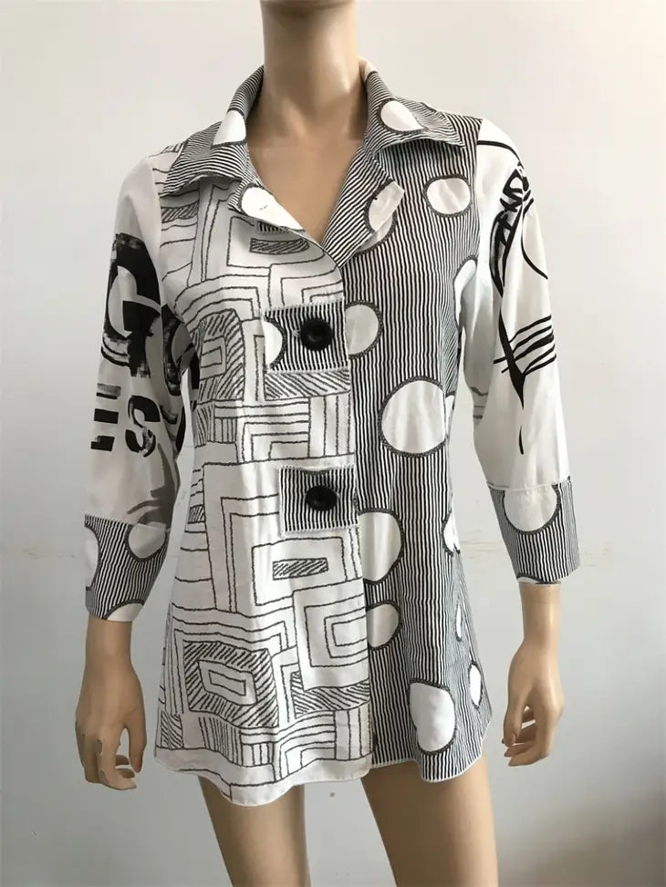 Black & White Regatta Shirt