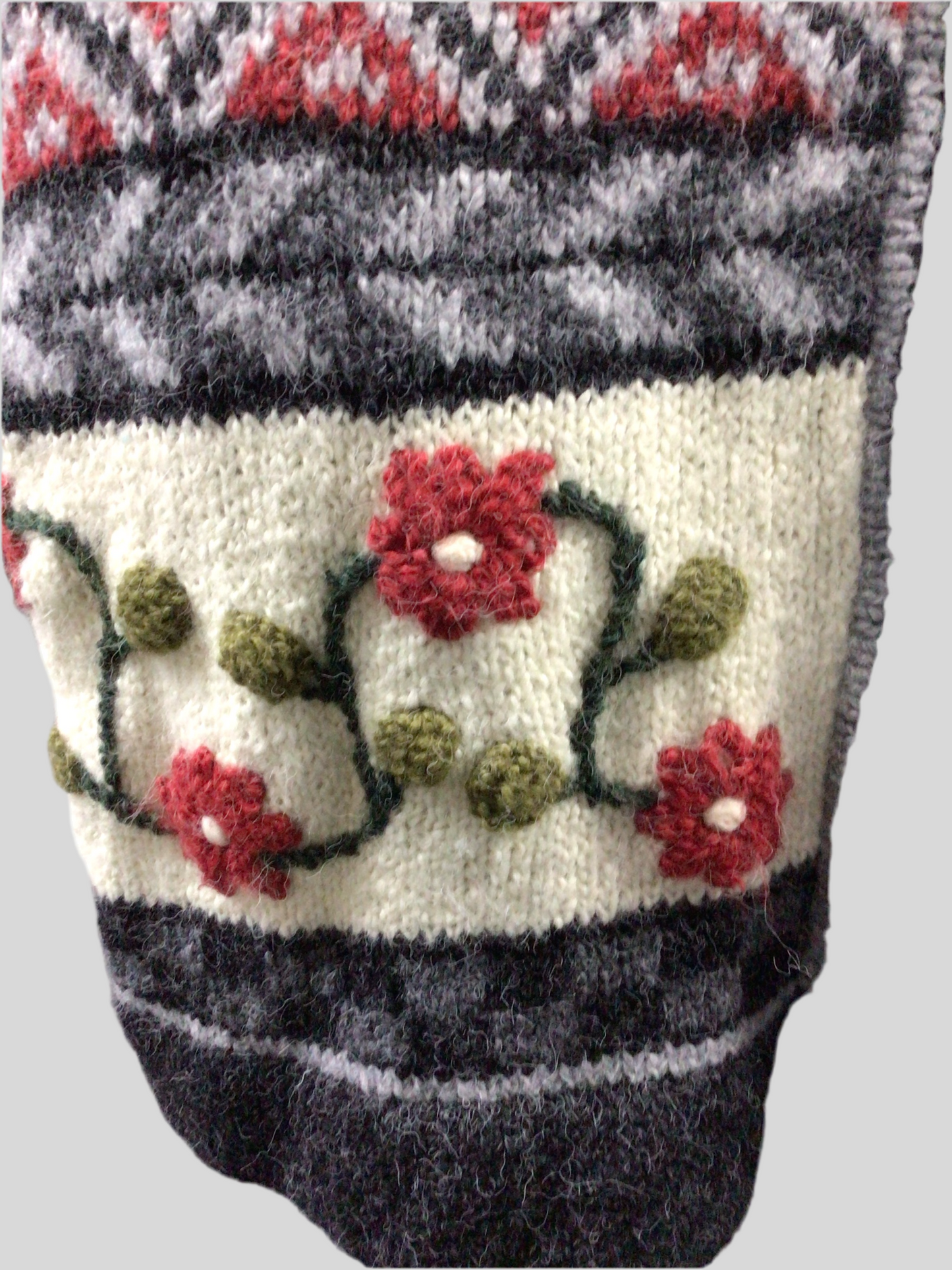 Hand Knit Peruvian Sweater Jacket