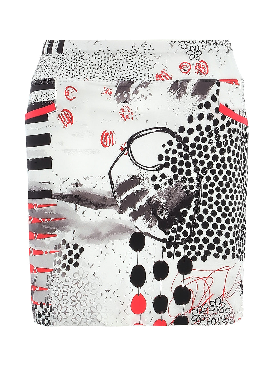 Collage Print Skort - Sportswear (Golf/Tennis/Pickleball)