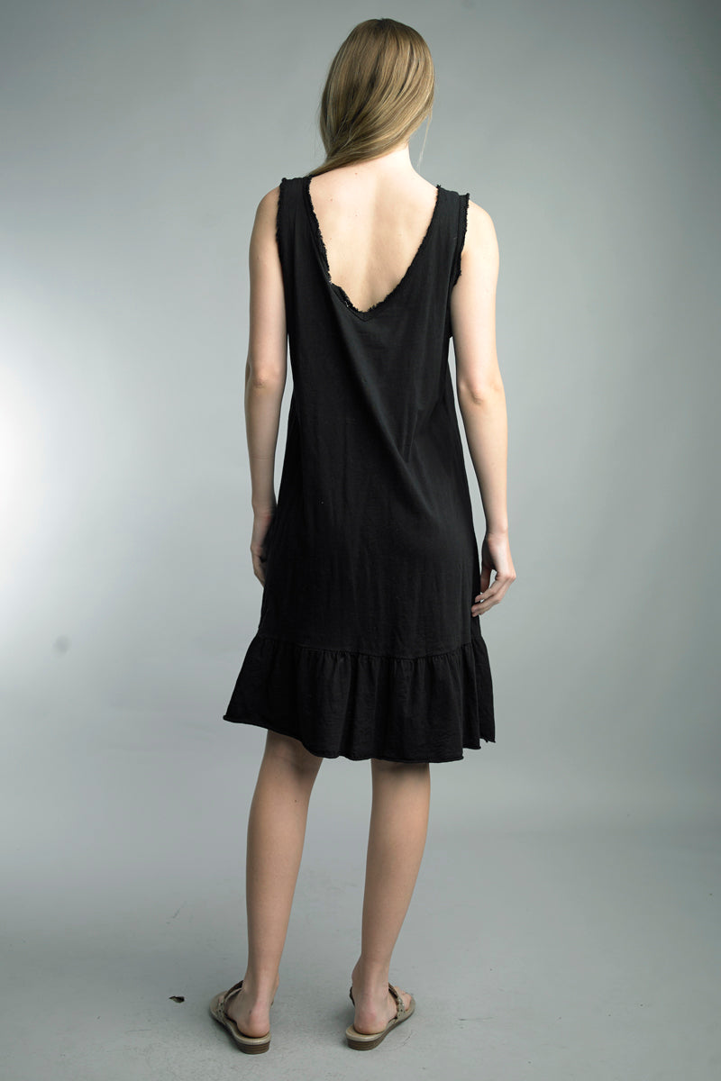 Italian Cotton Sleeveless Dress