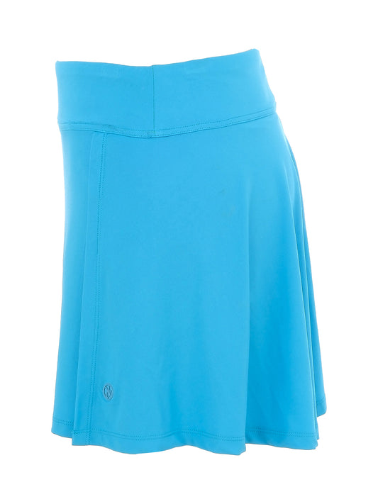 Turquoise Skort With Front Zipper Pocket - Sportswear (Golf/Tennis/Pickleball)