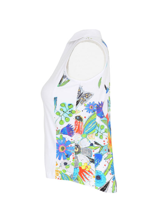 Bloom Back Sleeveless Polo - Sportswear (Golf/Tennis/Pickleball)