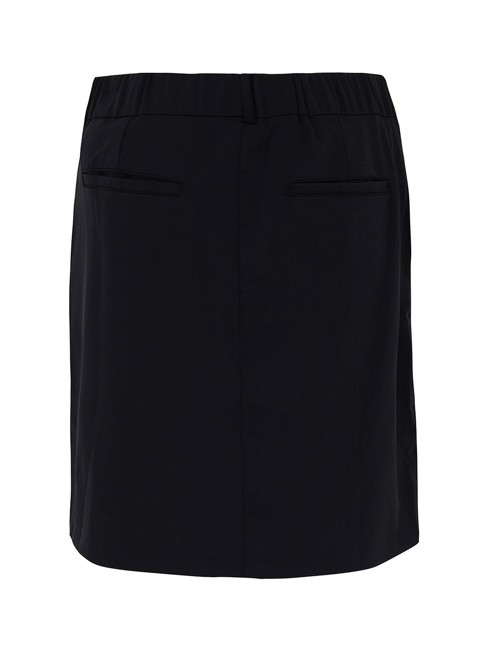 Black Pleated Skort With Zipper Pockets - Sportswear (Golf/Tennis/Pickleball)