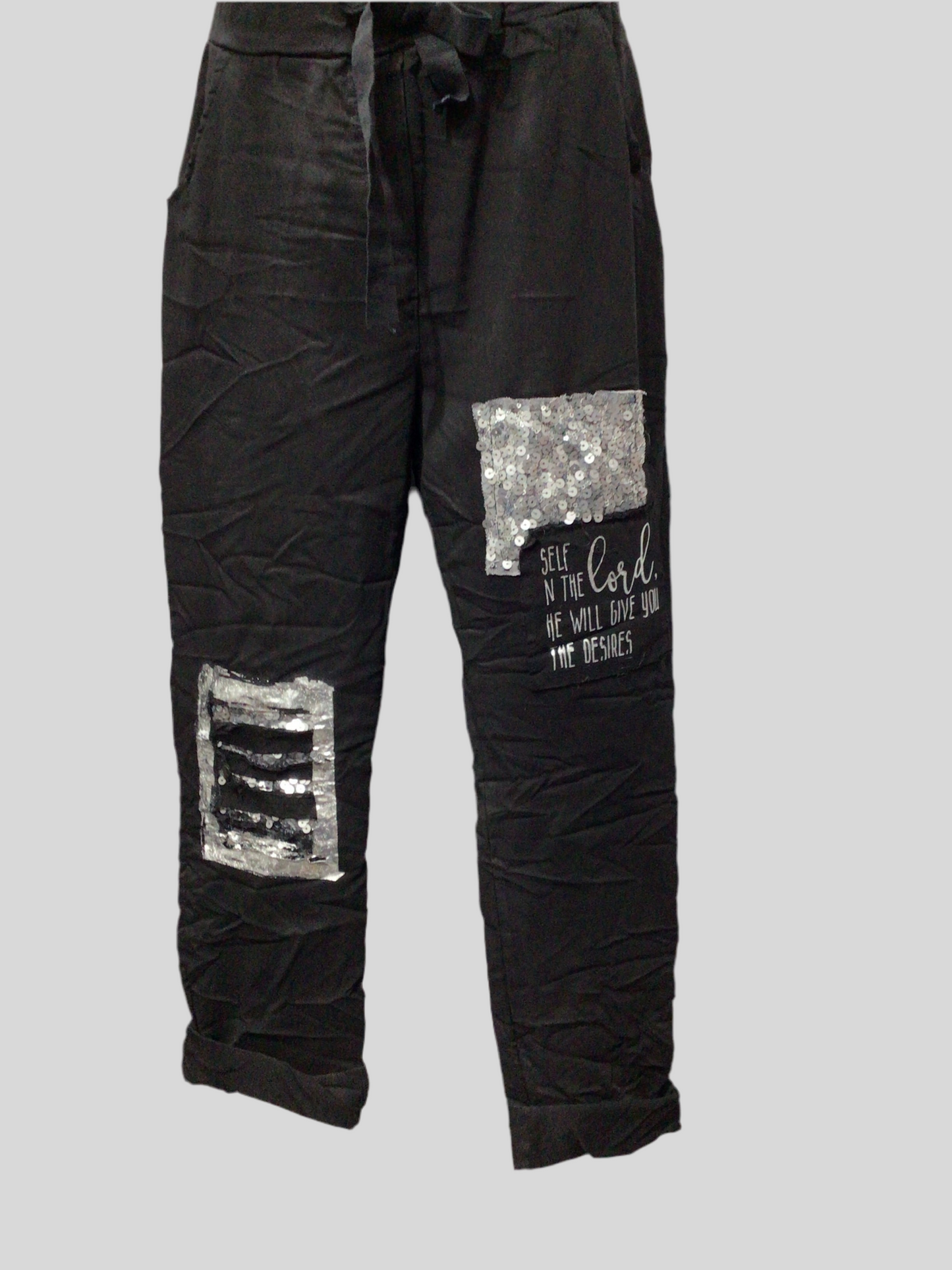 Embellished Bling Sisterhood Italian Pants (in 4 colors)