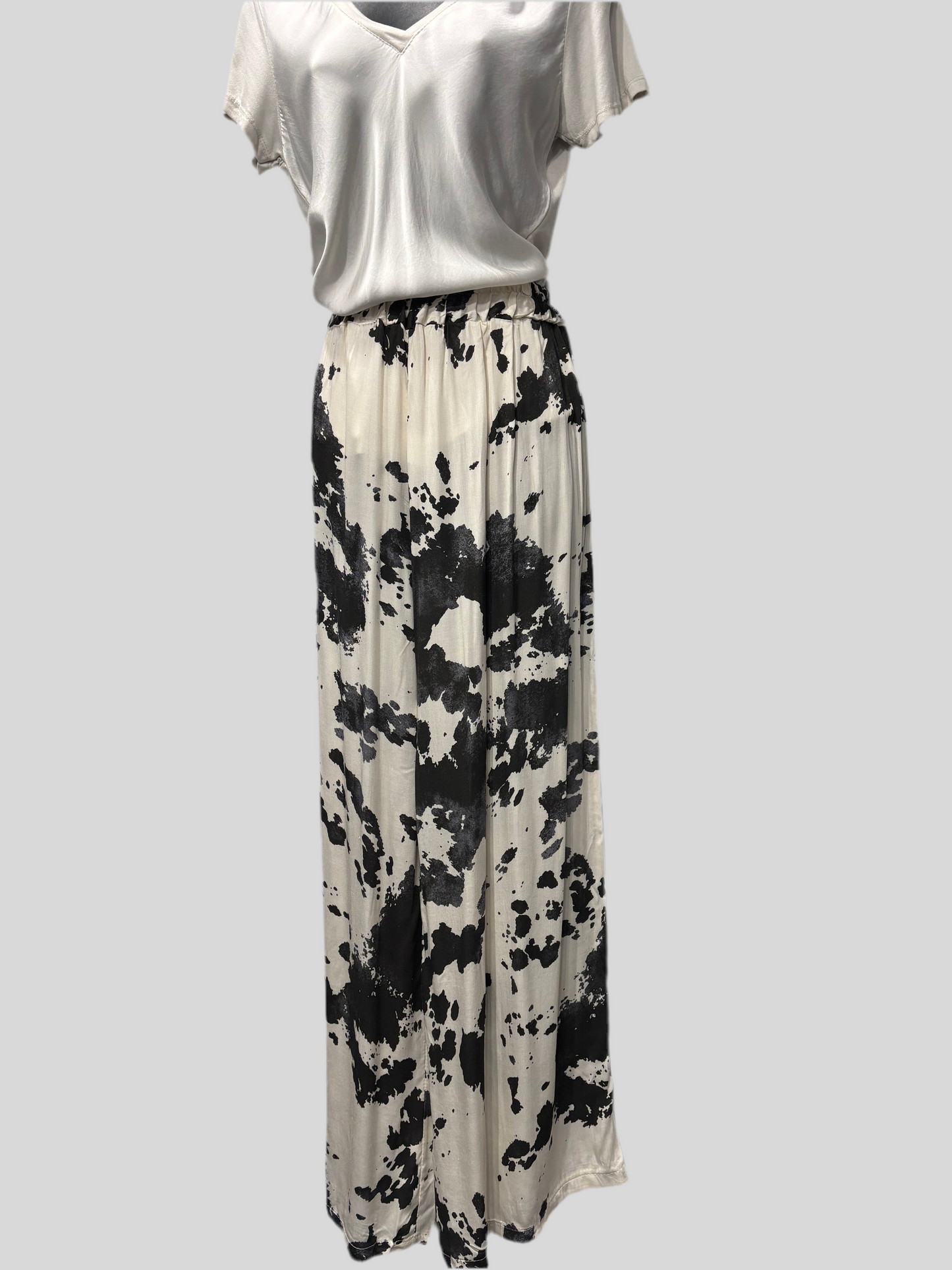 Italian Cow Print Pants