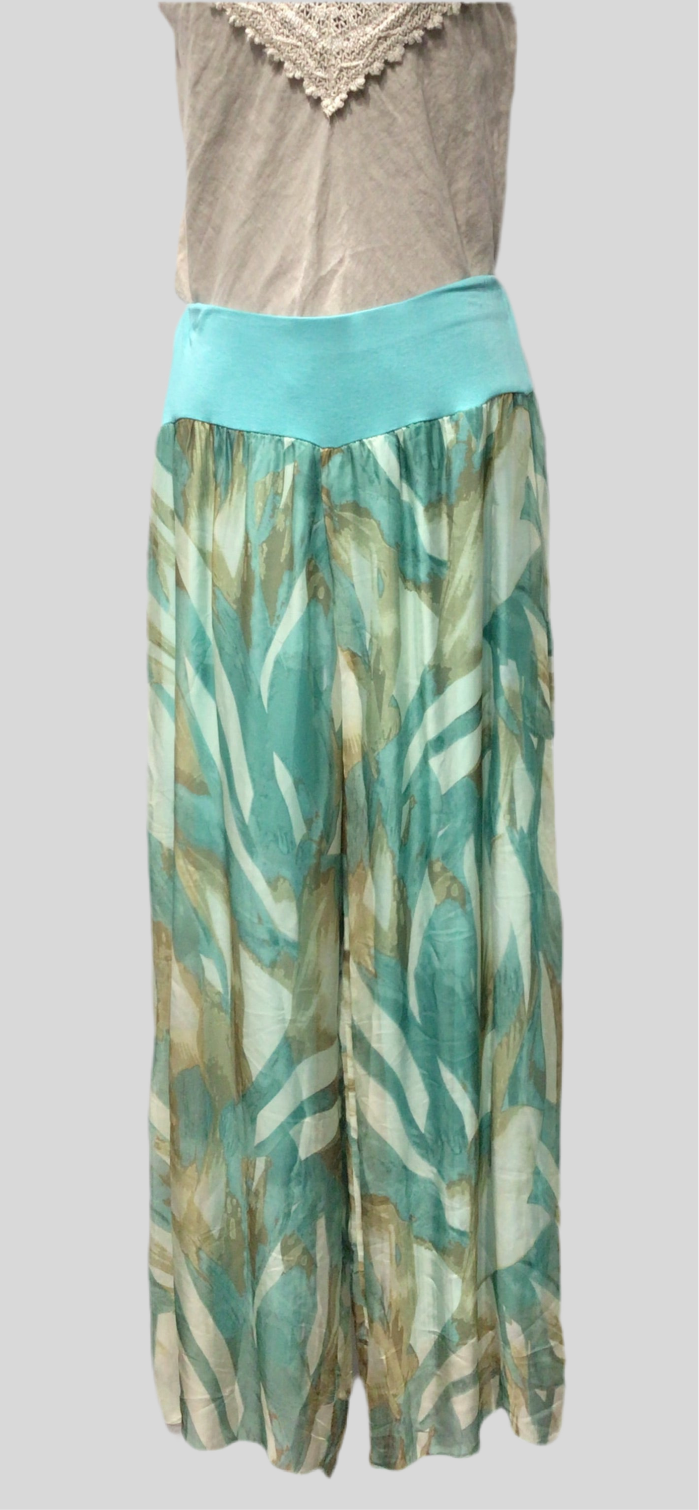 Italian Silk Blend Pants