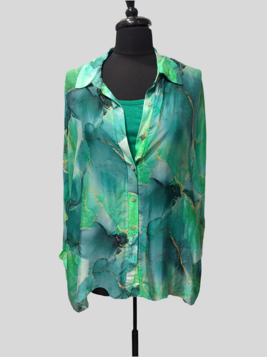 Italian Printed 2-pc Top (in 2 colors)