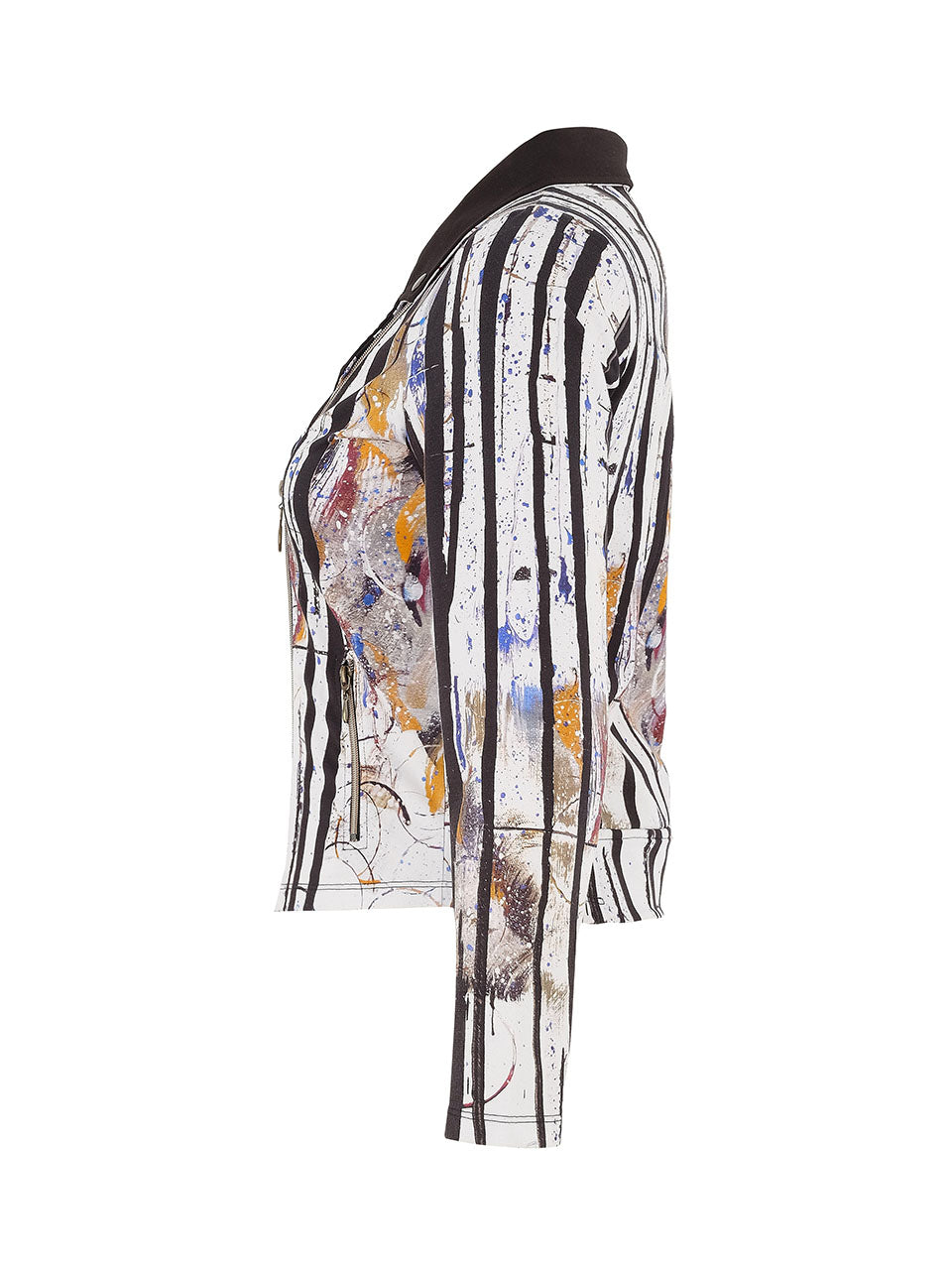 Abstract Expression Moto Jacket