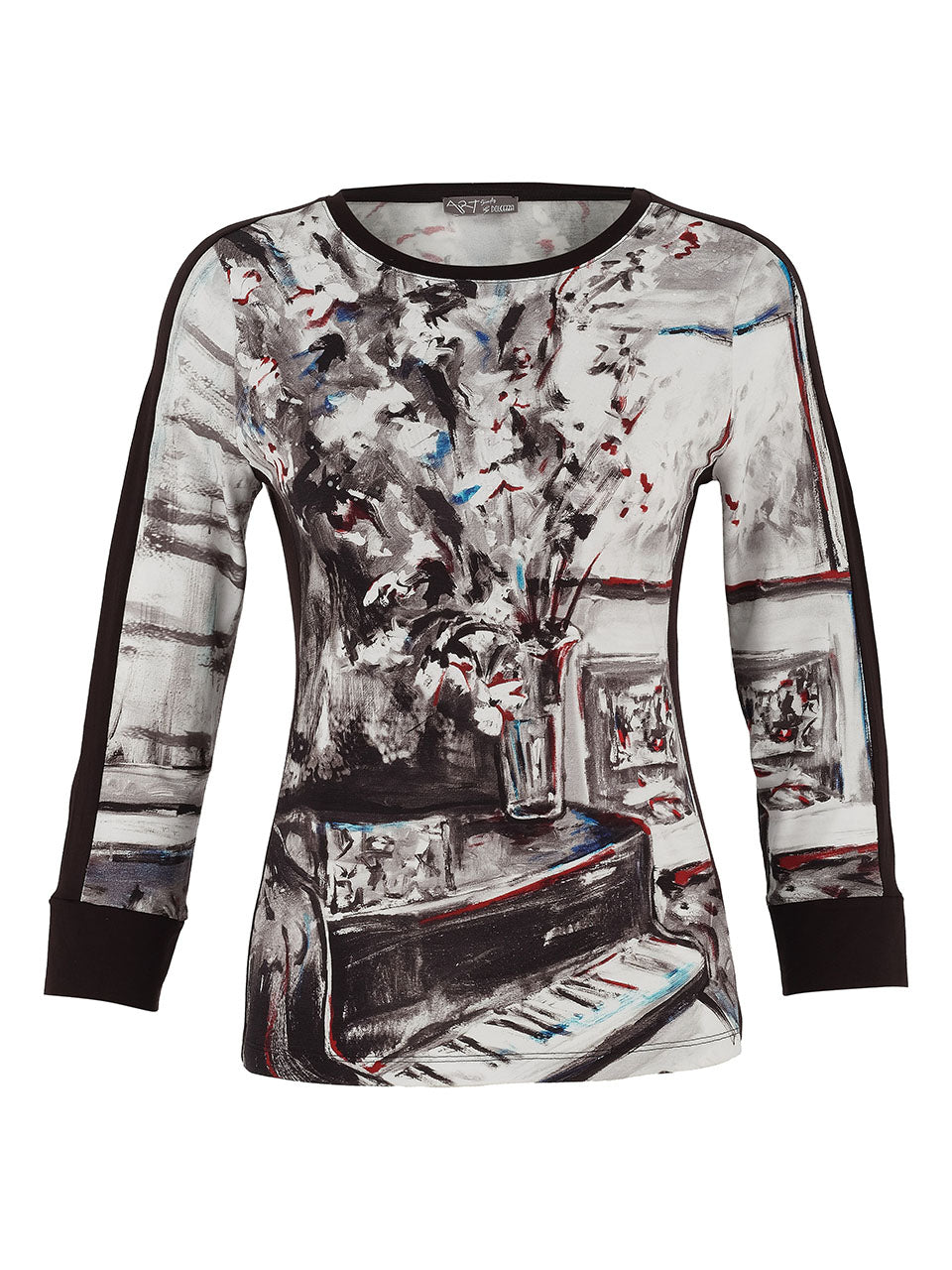 Artistic Still Life Long-Sleeve Top
