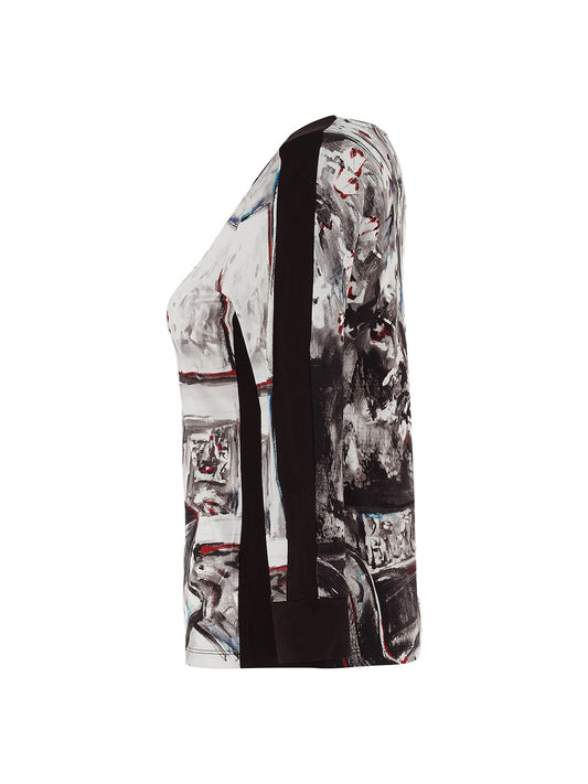 Artistic Still Life Long-Sleeve Top