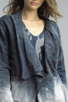 Asymmetrical Side Button Coat