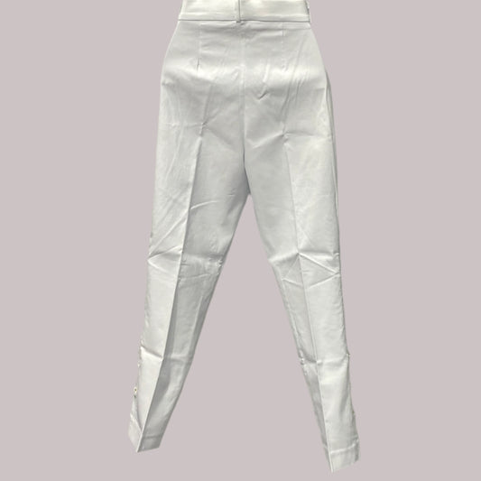 Solid Capris with Side Ring Embellishment