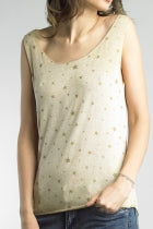 Star Pattern Tank Top Shirt