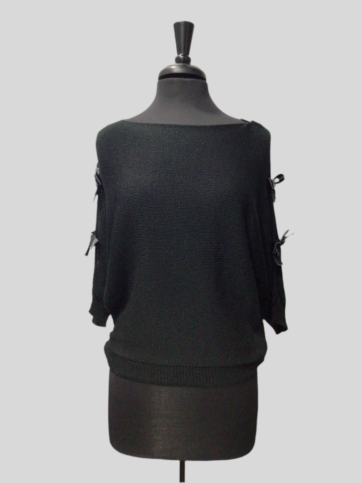 Italian Knit Top with Bows (in 4 colors)