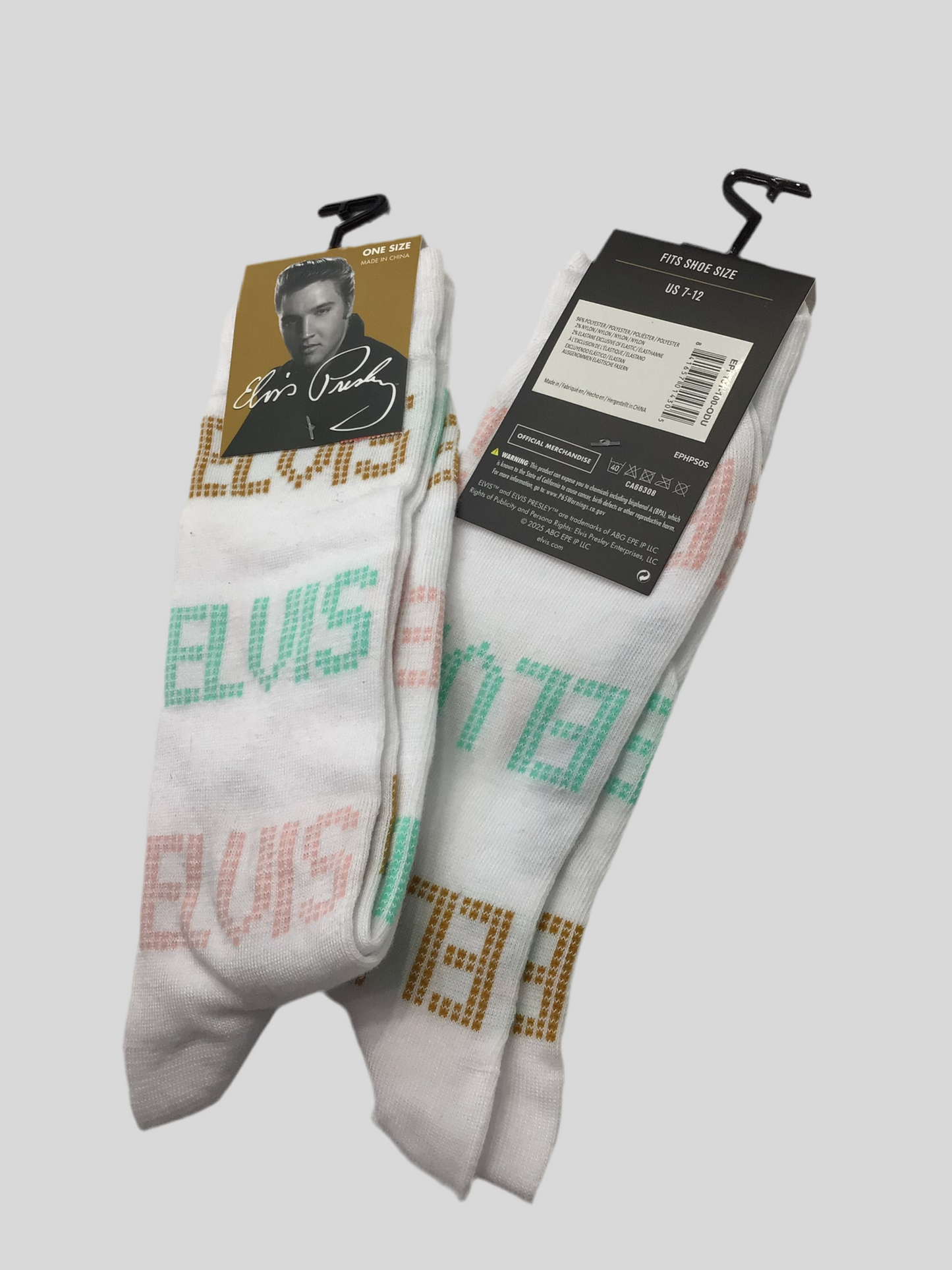 Elvis Socks One Size