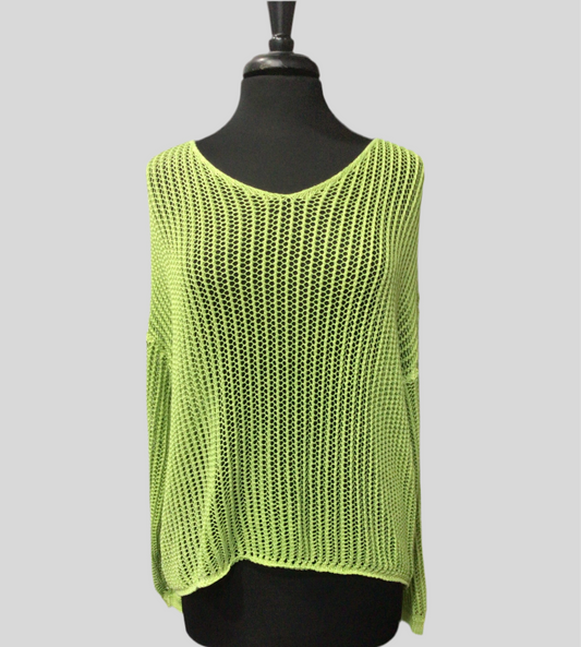 Italian Open Knit Top (in 6 colors)
