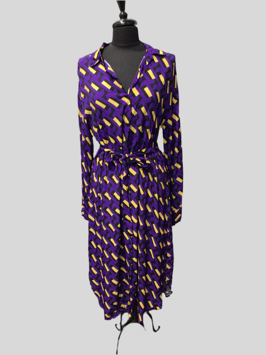 Italian Sash Belt Dress