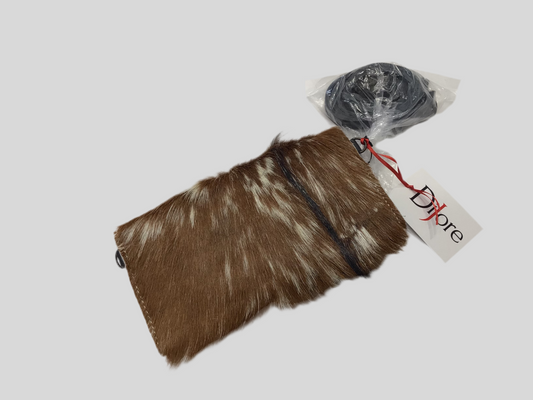 Beautiful Cowhide Wallet with Straps