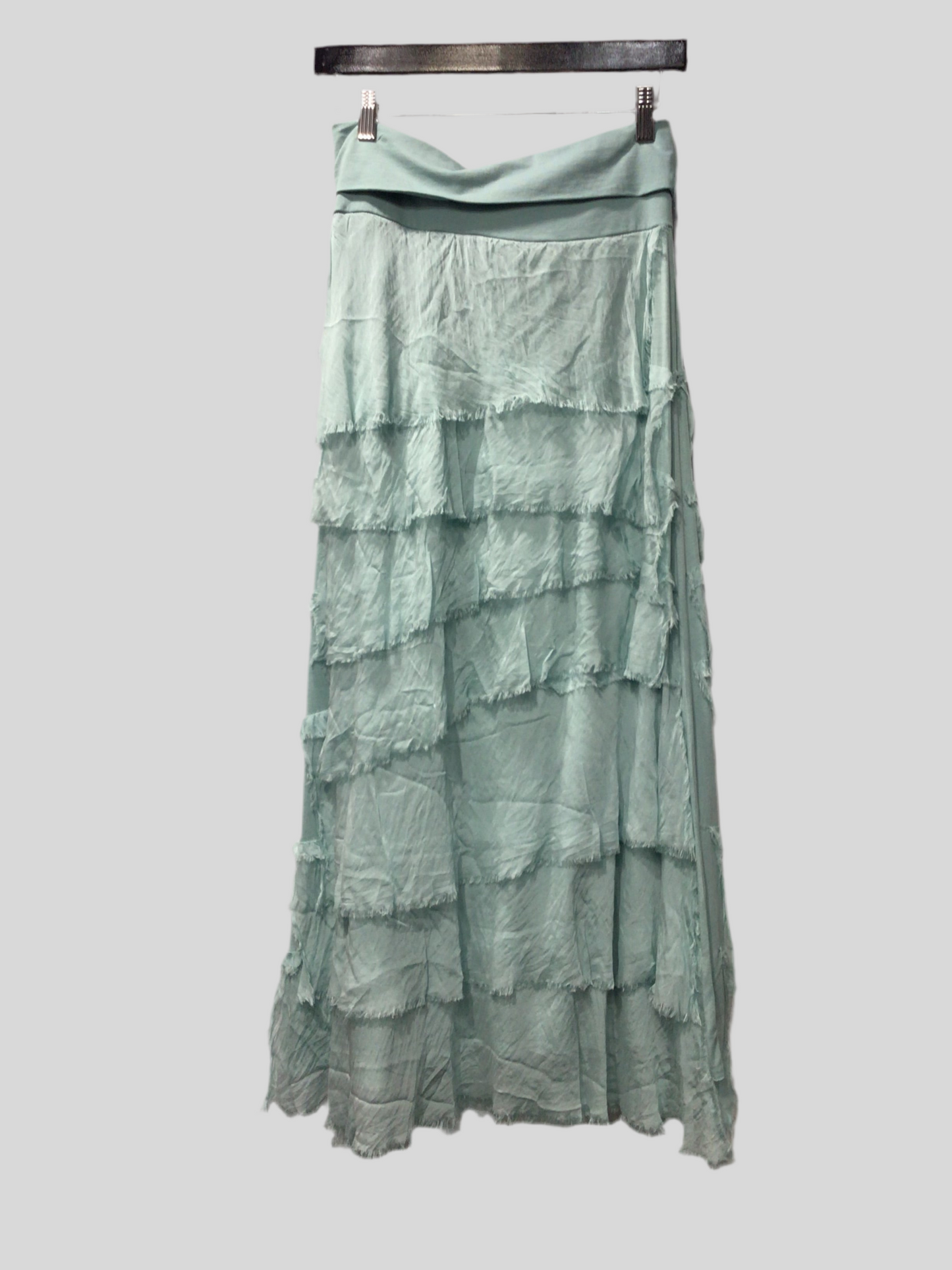 Italian Layered Long Silk Skirts (in 4 colors)