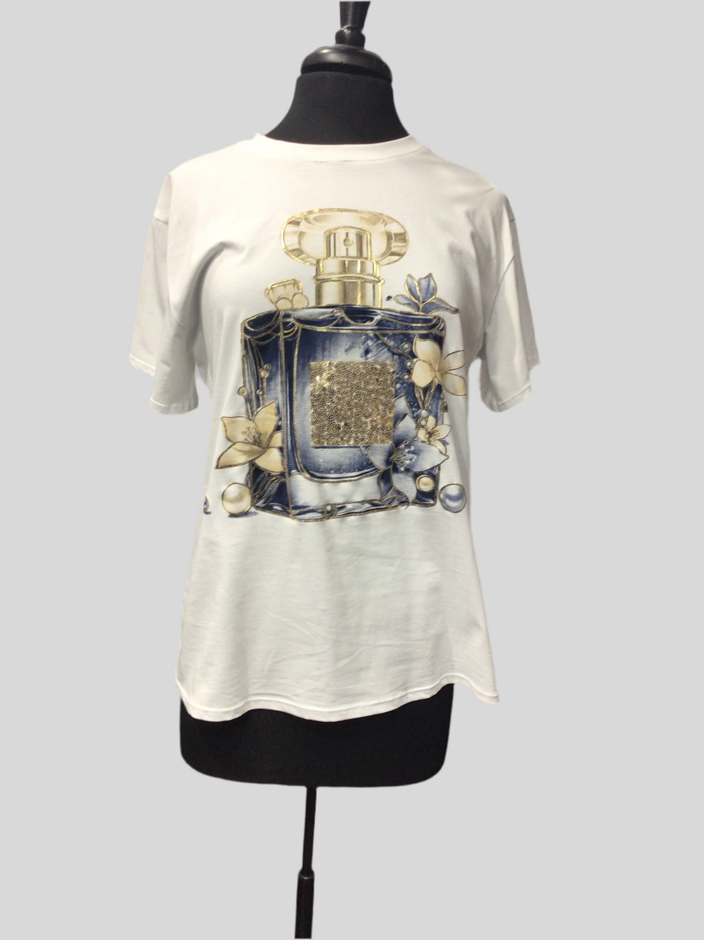 Italian Cotton Perfume Design Tee